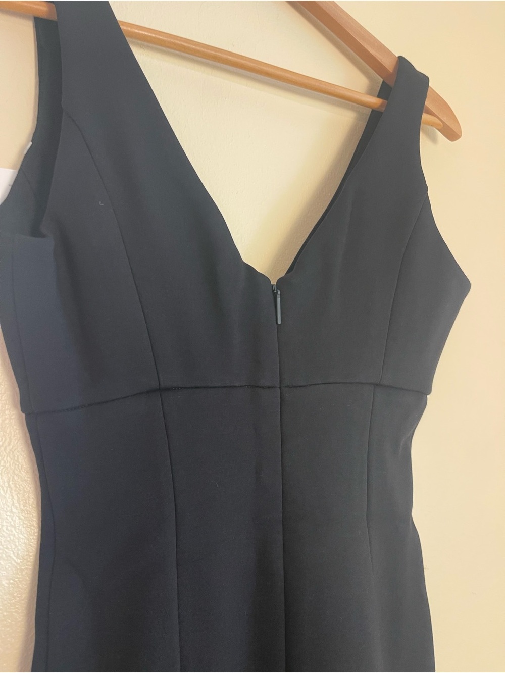 SPANXshape Ponte V Neck Midi Dress NWT XS Black Shaping Compression Cocktail LBD - Picture 12 of 16